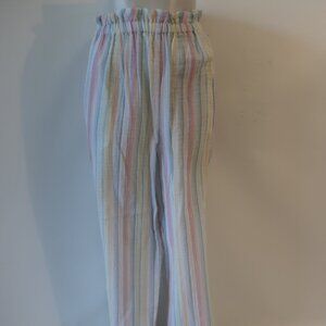 NWT Womens The Label Edition (Item- 43) Multicolor Striped Maeva Tuti Pants S